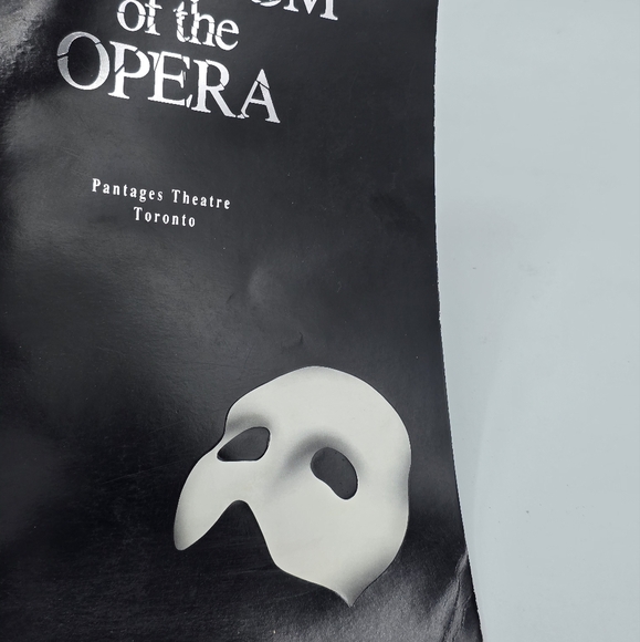 Vintage 1995 Phantom Of The Opera Pantages Theatre Souvenir Program & Ticket - Picture 2 of 10